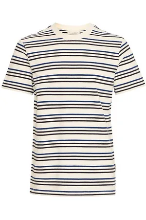 Casual Friday Cfleon Striped FrottÃ© Tee:t-shirts