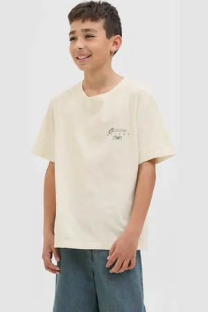 Jack & Jones Boys Joralmeria World Tee Ss Crew Neck J: