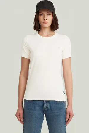 G-Star Statement Chest Logo Optic Slim Top