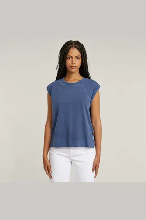 G-Star Back Zip Overdyed Top