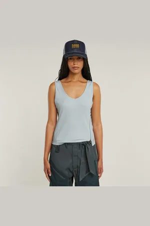 G-Star Asymmetrical Zip Slim Tanktop