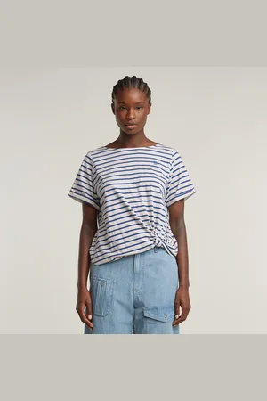 G-Star Striped Knot Top