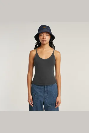 G-Star Spaghetti Strap Rib Top