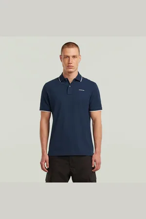 G-Star Chest Logo Striped Polo