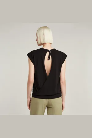 G-Star Open Back Loose Sleeveless Top
