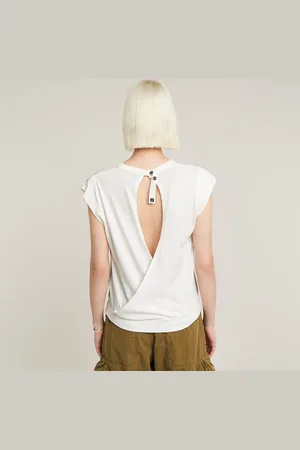 G-Star Open Back Loose Sleeveless Top