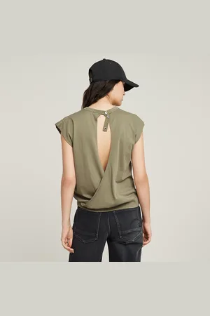 G-Star Open Back Loose Sleeveless Top