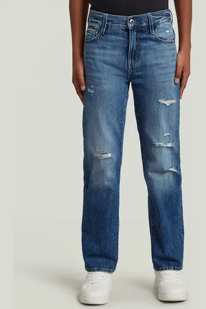 G-Star Victoria Straight Destroy Jeans Meisjes