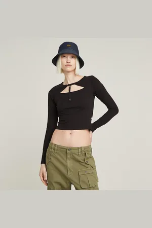 G-Star Keyhole Slim Korte Top