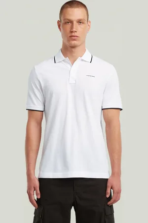 G-Star Chest Logo Striped Polo