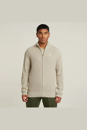 G-Star Serrated Gebreid Vest Met Rits