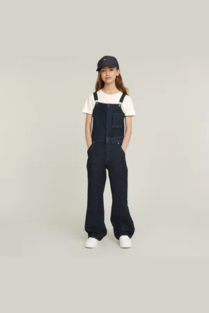 G-Star Meisjes Tuinbroek Straight Leg Zip
