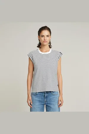 G-Star Seam Detail Stripe Loose Top