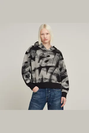 G-Star Sprayed Letters Loose Hoodie