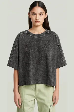 G-Star Washed Multi Logo Oversized T