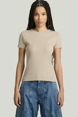 G-Star Rib Cap Sleeve T