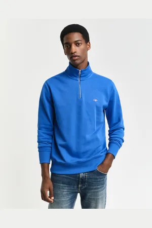 GANT Men Shield sweatshirt met korte rits (S)