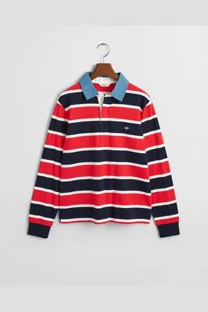GANT Teens Teens Shield Rugger met strepen (134/140)