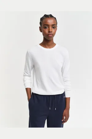 GANT Women Fijngebreide trui met ronde hals (XS)