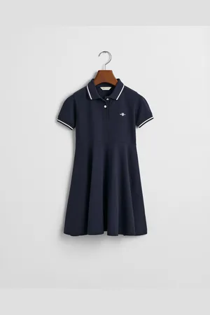 GANT Kids Girls piqué klokjurk (92)