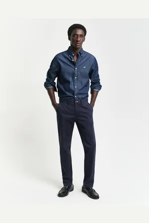 GANT Men Slim Fit chino van keperstof (29/32)