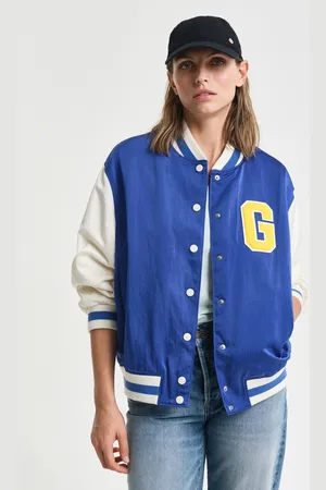 GANT Women Satijnen G Badge Varsity Jacket (XS)