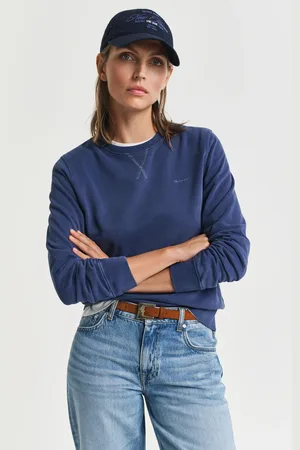 GANT Women Sunfaded sweatshirt met ronde hals (XS)