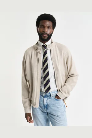 GANT Men Linnen Harrington jack (S)
