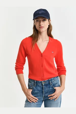GANT Women Klassiek vest van katoen (XS)