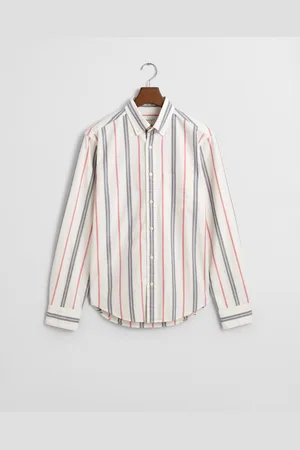 GANT Men Regular Fit gestreept Archive Oxford-overhemd (S)