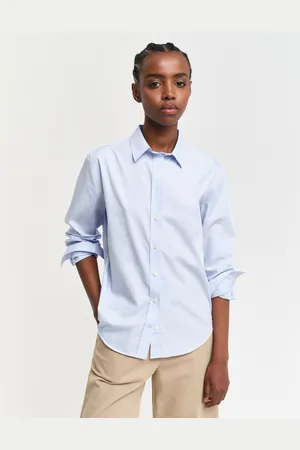 GANT Women Regular Fit Classic overhemd van poplin (46)