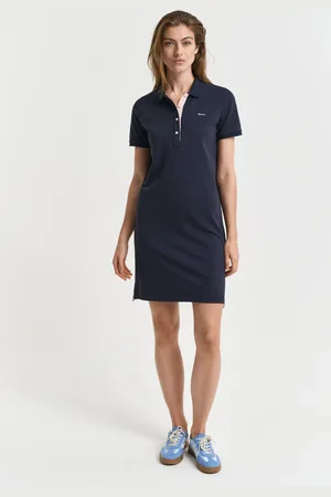 GANT Women Contrast kraag piqué polojurk (XS)