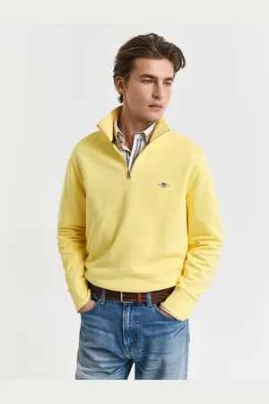 GANT Men Shield sweatshirt met korte rits (M)