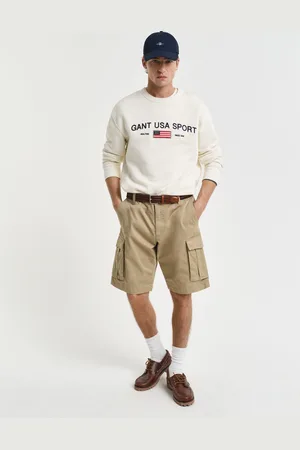 GANT Men Relaxed Fit cargoshort van keperstof (29)