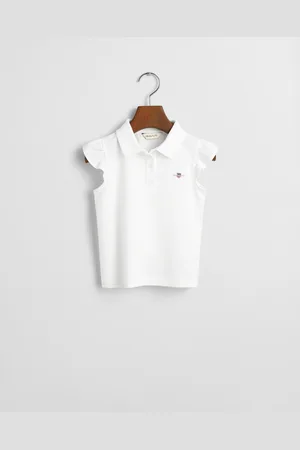 GANT Kids Girls Shield piqué top met ruches (92)
