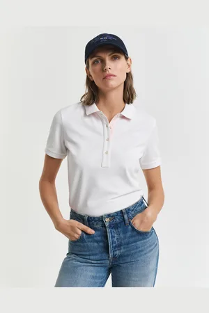 GANT Women Contrast kraag piqué poloshirt (XS)