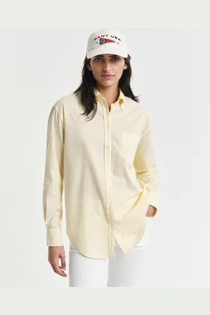 GANT Women Relaxed Fit Luxury Oxford-overhemd met strepen (34)