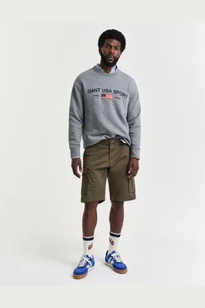GANT Men Relaxed Fit cargoshort van keperstof (29)