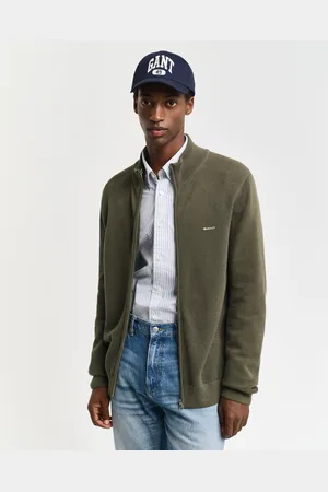 GANT Men Ritsvest van katoenpiqué (S)