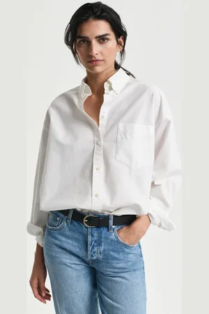 GANT Women Oversized Fit Oxford-overhemd (34)