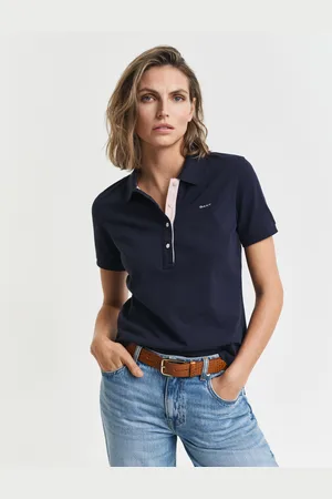GANT Women Contrast kraag piqué poloshirt (XS)