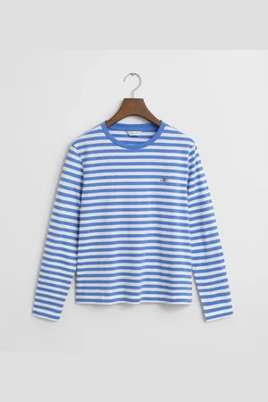 GANT Women Shield T-shirt met lange mouwen en strepen (XS)