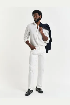 GANT Men Regular Fit jeans in wit (30/32)