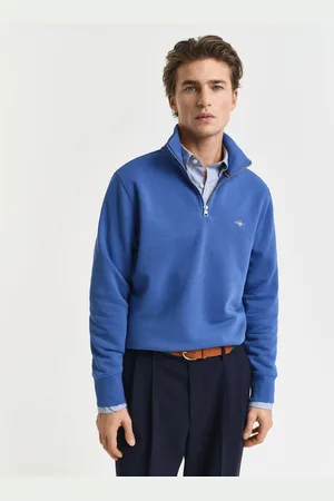 GANT Men Shield sweatshirt met korte rits (S)