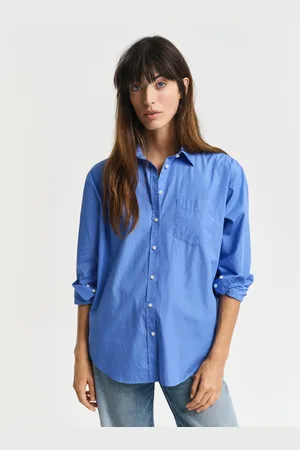 GANT Women Relaxed Fit poplin overhemd (34)