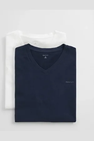 GANT Men 2-Pack V-Neck T-Shirts (S)