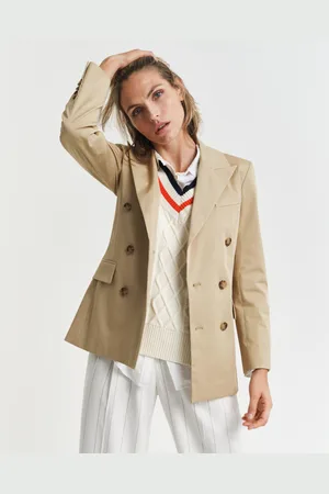 GANT Women Slim Fit katoenen blazer (34)