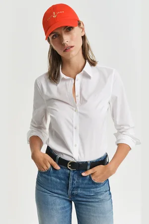 GANT Women Slim Fit poplin overhemd (38)