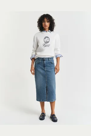 GANT Women Denim midirok (34)