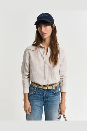 GANT Women Regular Fit linnen overhemd (34)